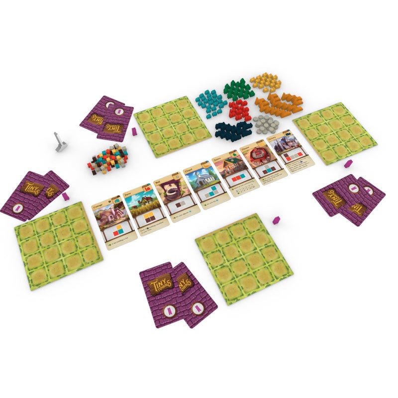 AEG Games AEG Tiny Towns | Award-Winning Abstract Strategy Board Game | Plan and Construct a Thriving Town | Puzzly City Building | 1-6 Players | Ages 14+ - Image 3